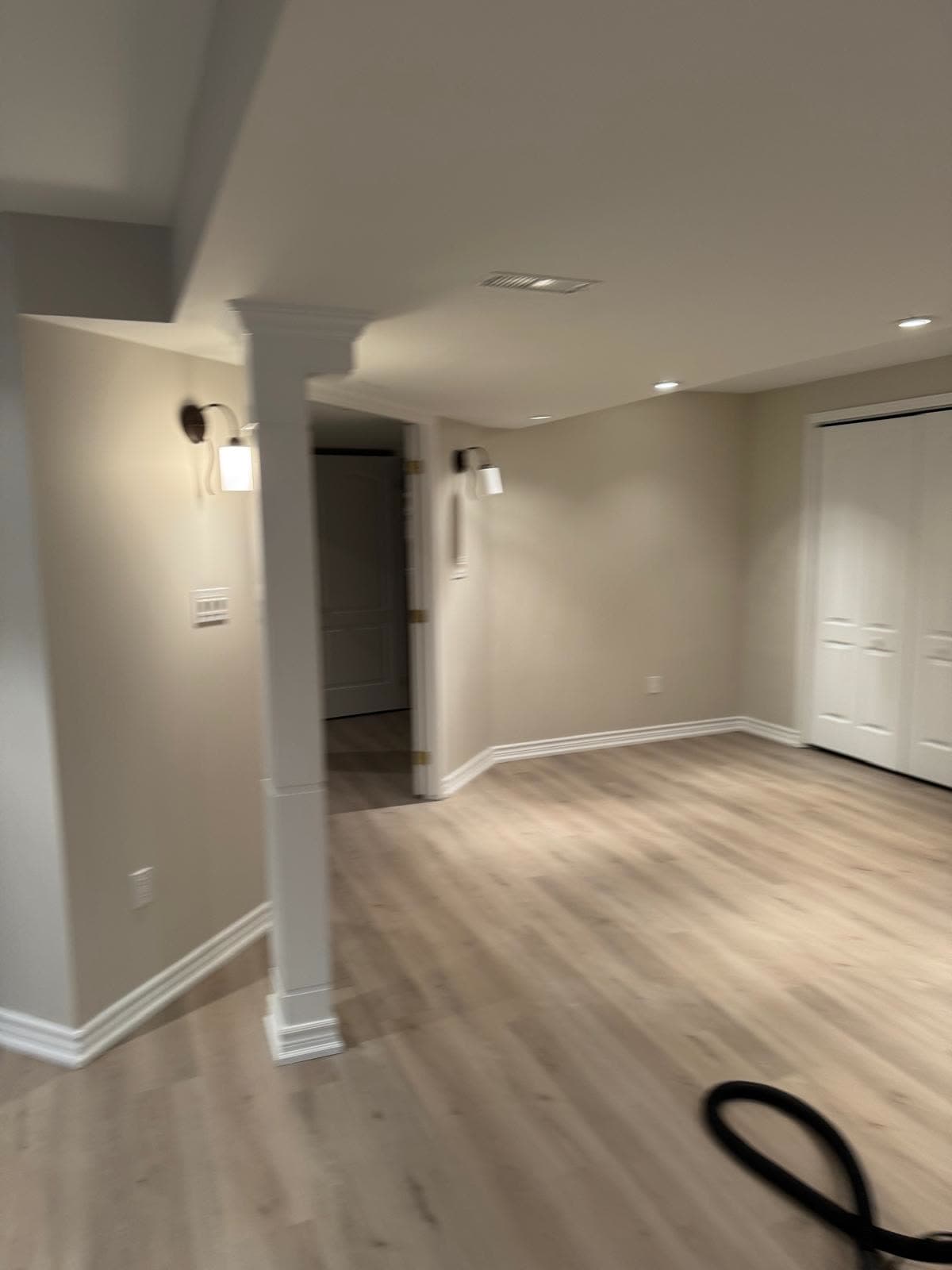 Basement Painting Project in Aurora - finished 2