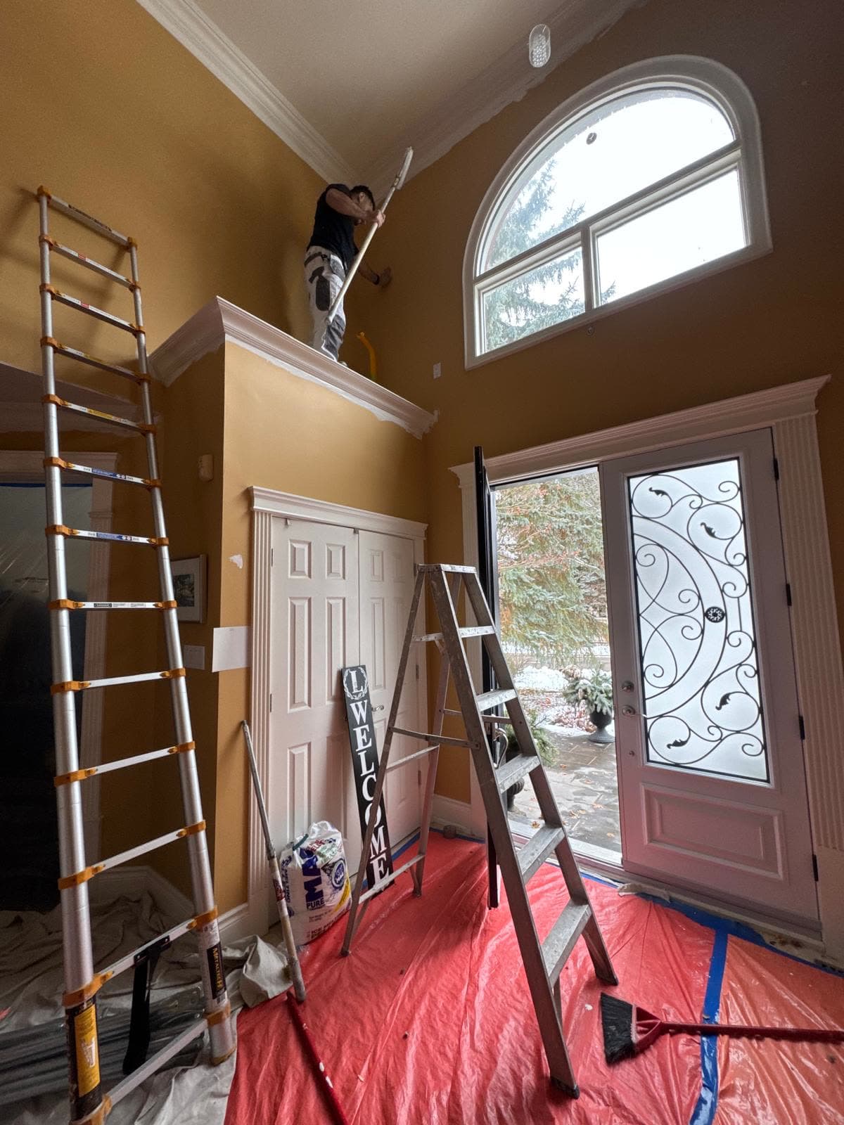 Interior Repaint in Newmarket - work in progress 1