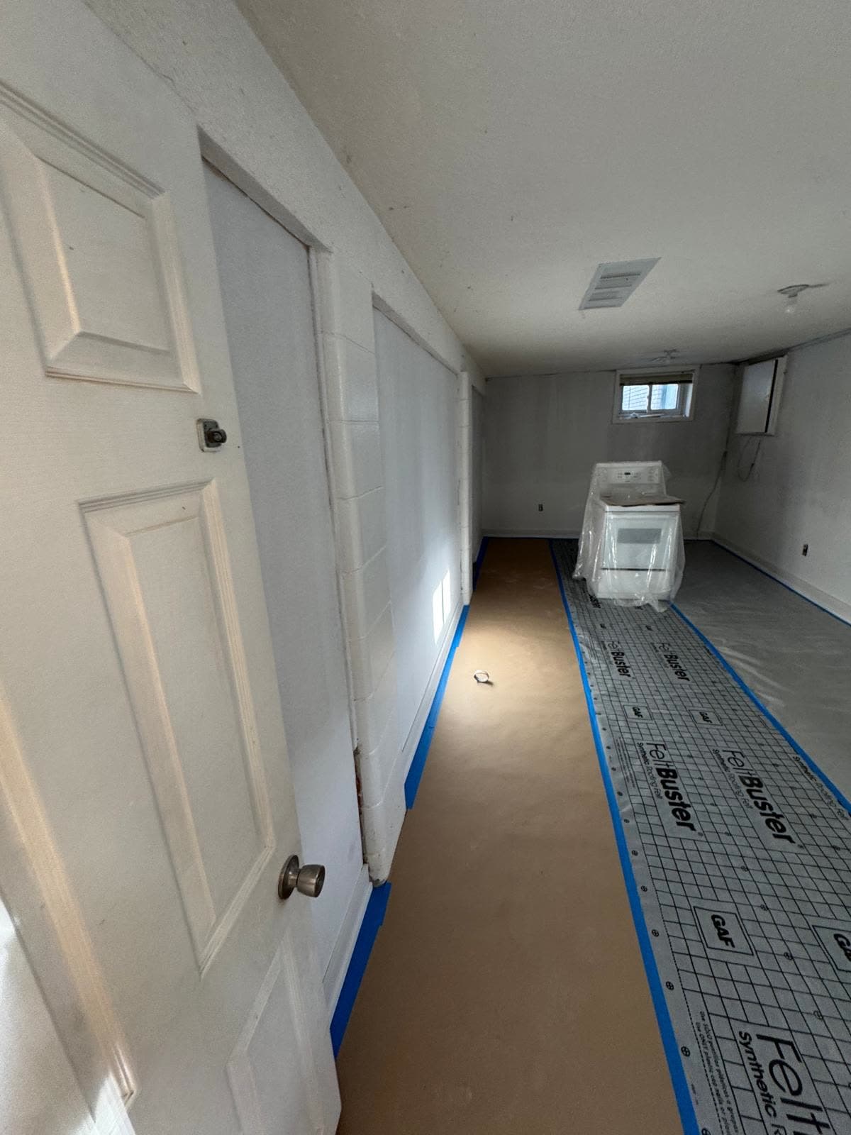 Basement Suite Repaint in North York - work in progress 2