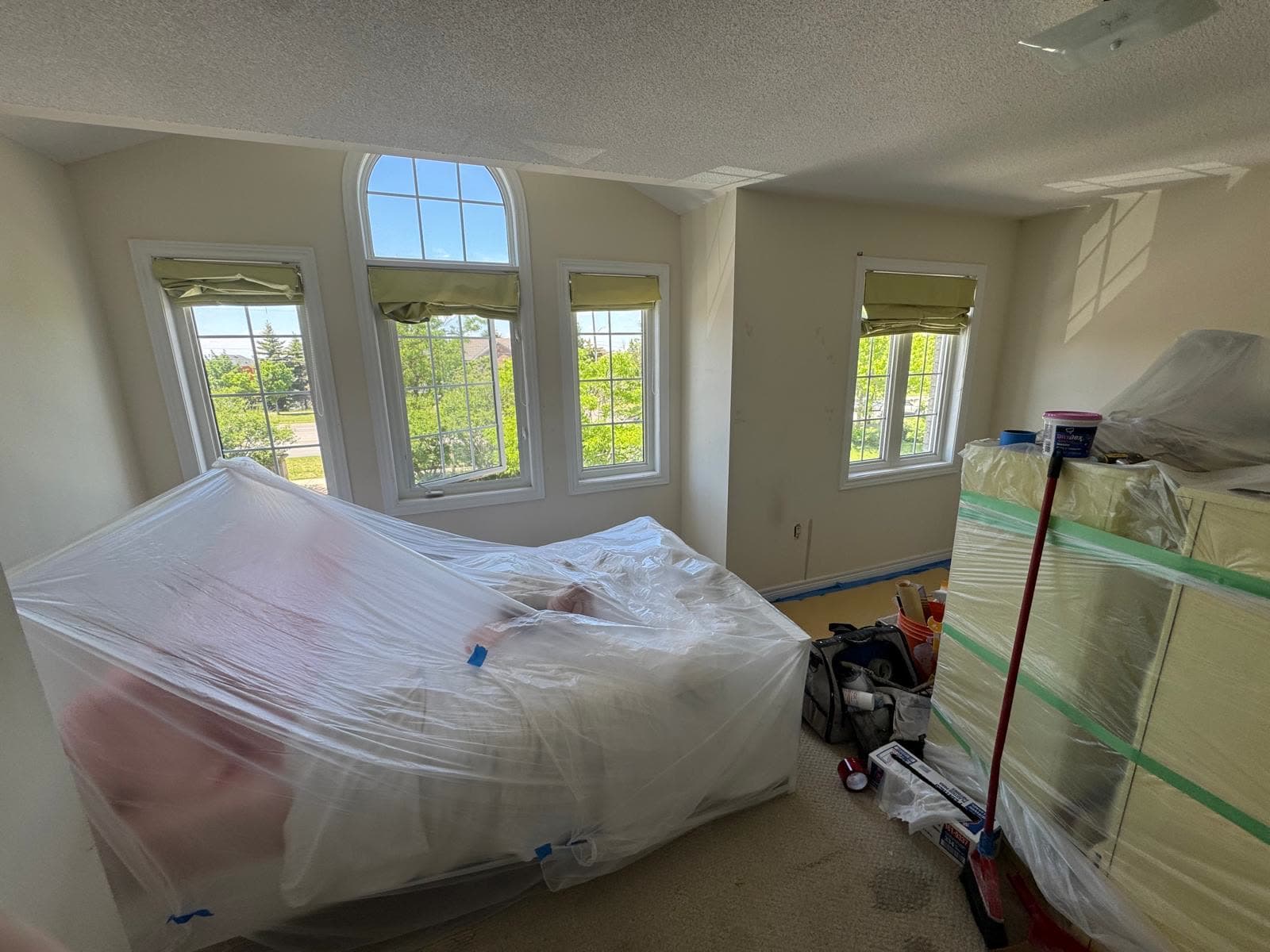 Bedroom Painting Project in Woodbridge - work in progress 3