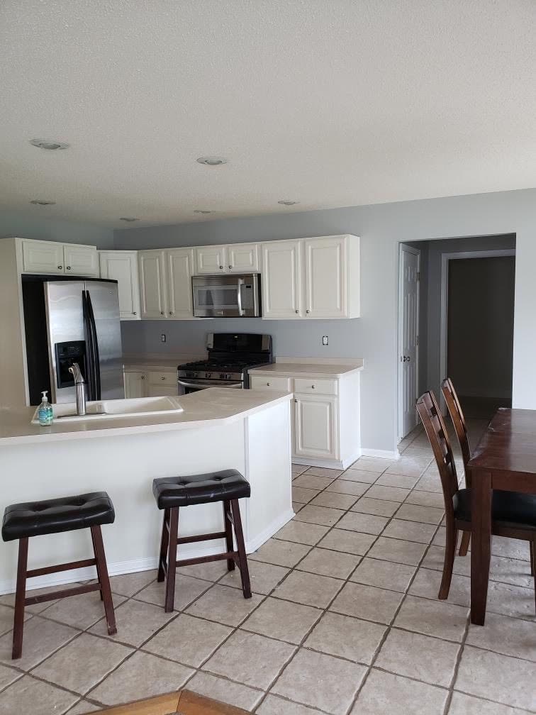 Finished residential painting project