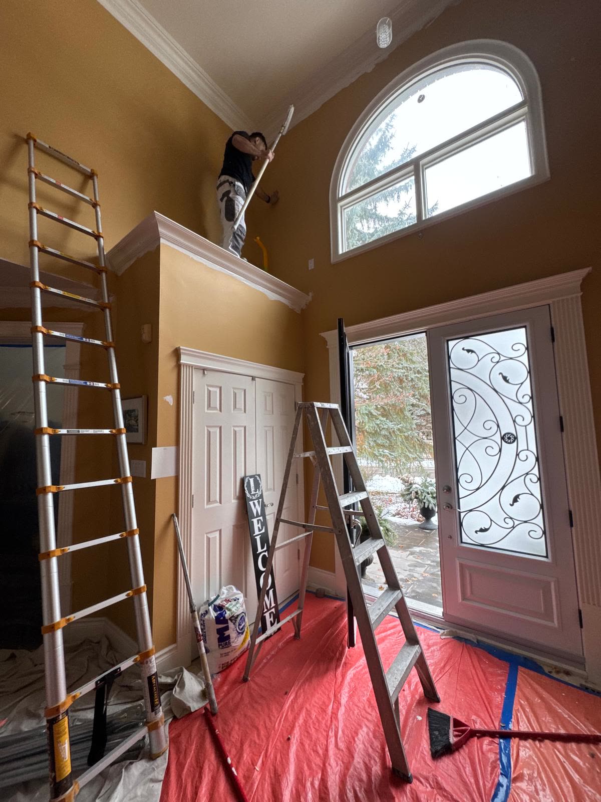 Interior Painting work in progress