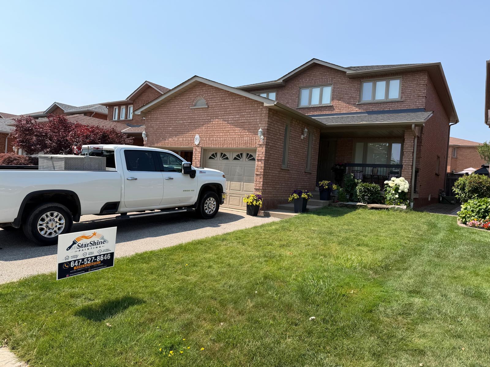 Painting project in Vaughan 1